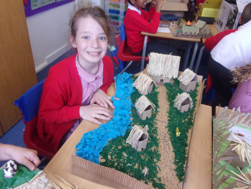 Image of Year 4 Anglo-Saxon Villages 