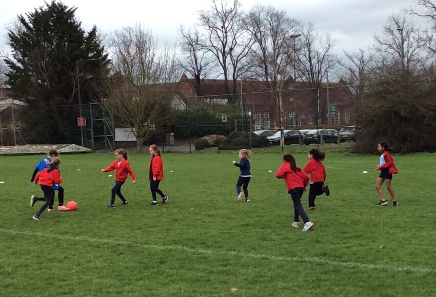 Image of Y3 and 4 Girls' Football