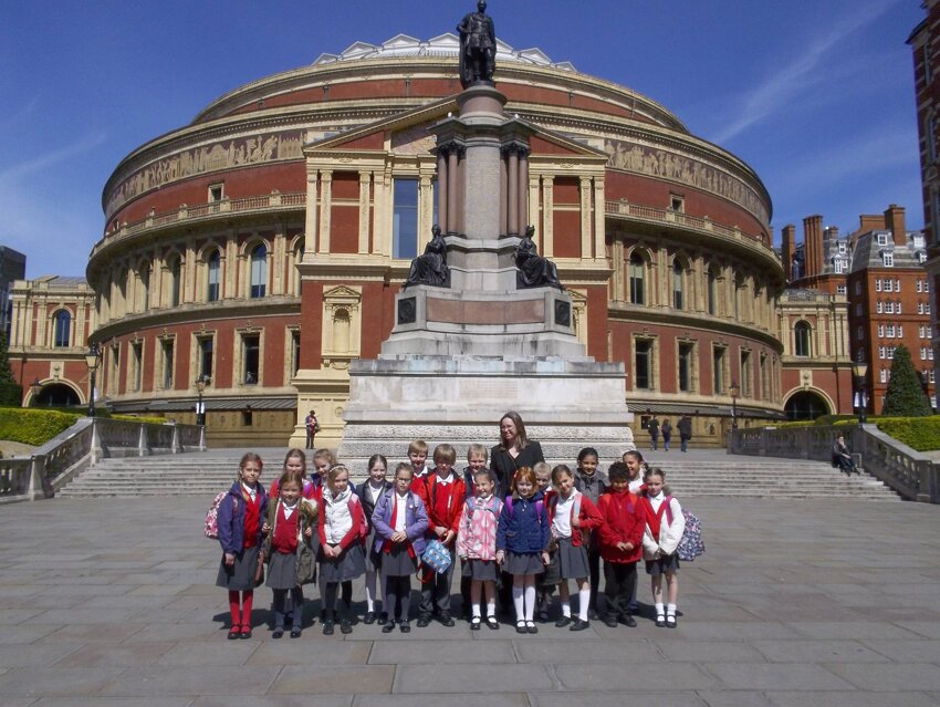 Image of Trinity St Stephen First School Choir sing at The Royal Albert Hall