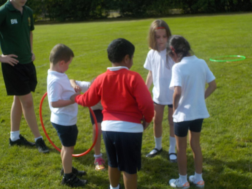 Image of Year 1 and Year 2 enjoy the Multi Skills Festival